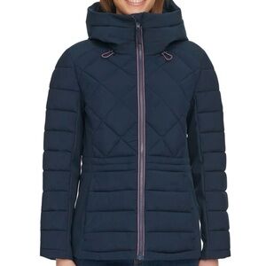 Tommy Hilfiger Navy Quilted Jacket